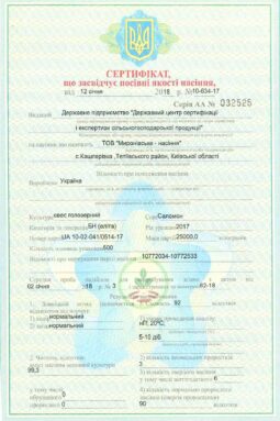 Миронівське насіння, Насіння високої якості, купити, Україна.